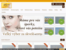 Tablet Screenshot of luxus-shop.sk